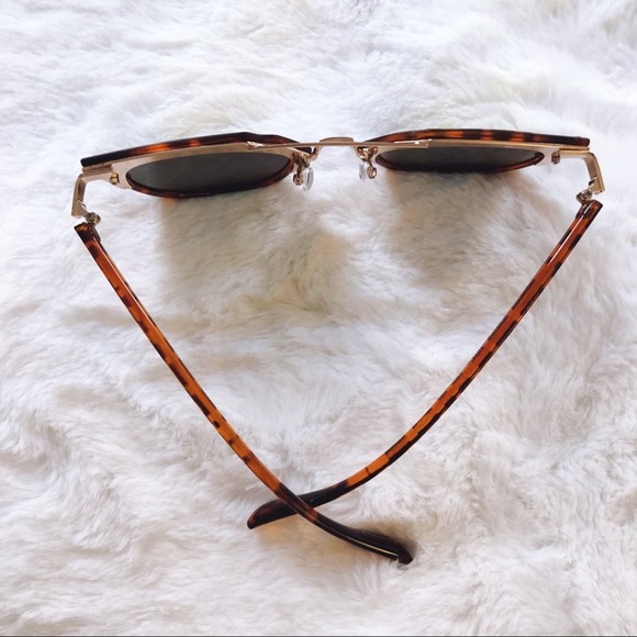 Taylor Tortoise Brown Brow Bar Sunglasses - Picture 6 of 10